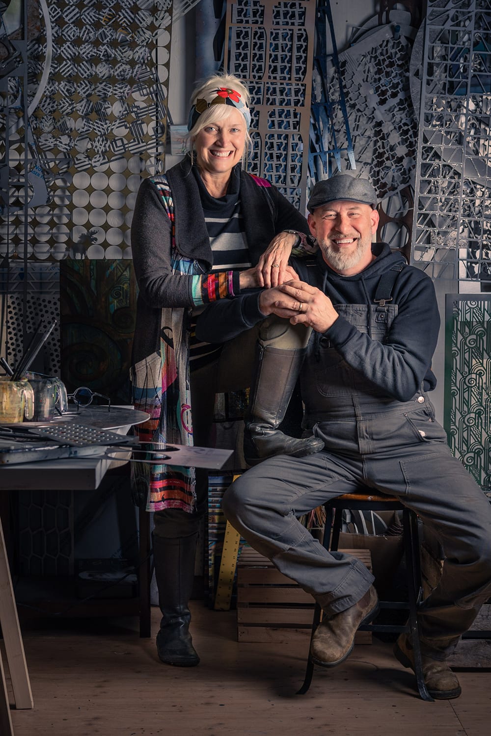 Lynn & Tom Fun Studio Portrait